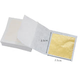 AOOKMIYA 100pcs Genuine Gold Leaf Sheets 2.5cm Mini Gold Foil Sheets For Arts Crafts Paper Cake Decoration Buddha Statue Gilding Paper