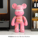 AOOKMIYA ART+ Creative Gifts Luxury Floor Standing Bear Ornament Sculpture Creative Luxury Living Room Decoration Ornament Decoration Sofa TV Cabinet
