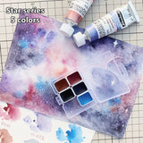 AOOKMIYA Schmincke Master Grade Precipitation Color Watercolor Pigment Sub-Package 1ml/2ml Shire/Starry Series Artist's Art Supplies