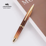 JINHAO 10 Press Fountain Pen Retractable EF/F Nib Metal With Clip Writing Ink Pen Converter School Supplies Stationery PK A1 A2