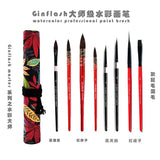 AOOKMIYA Ginflash 50/90colors Solid Pigment Watercolor Paints Set With Water Color Portable Brush Pen Professional Painting Art Supplies AOOKMIYA.COM