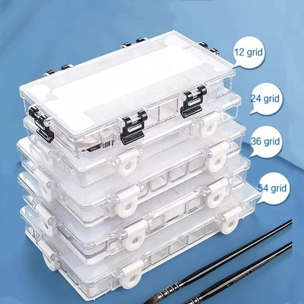 AOOKMIYA Plastic Storage Box for Watercolor Gouache Oil Painting Dispenser Multi-Functional Paint Humidor Container Boxes Art Supplies  AOOKMIYA.COM
