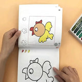 160 Page Children's Painted Painting Book Car Animal Vegetable Baby Picture Book School Early Education Enlightenment Stationery