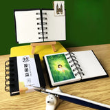AOOKMIYA Mini Portable Watercolor Notebook 300g Cotton Fine Texture Sketch Pocket Notebook Coil Bound Student Travel Art Supplies