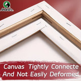 AOOKMIYA Marie's 2/4/6pcs 6x6in Square Canvas Board Bulk,Mini Stretched White Blank for Acrylic,Oil,Drawing for Students,Artist,Adults