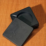 Natural Rough Stone Ribbed Inkstone for Beginners, Students, Grinding Ink Strips, Ink Cartridges, Calligraphy Supplies