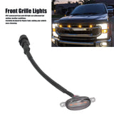 Automobile parts Car Front Led Grille Light Universal Amber White 4Led Daytime Running Lamp For Raptor Style Cars Pickups Suvs Off-Road Vehicles