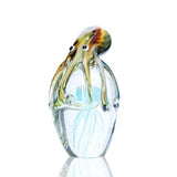 AOOKMIYA Handmade Glow Glass Jellyfish & Octopus Animal Wedding Art Glass Blown Table Ornament Crafts Home Figurine Gift