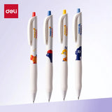 Deli 4/8pcs 0.5mm Black Ink Quick-drying Kawaii Gel Pen Stationery School Supplies Gift Cute Pens Office Supplies Signing Pen