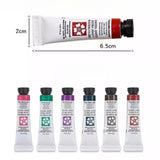 AOOKMIYA Daniel Smith Professional Artists 6 Colors 5ml Tube Watercolor Pigments Mineral Colors Essentials Starter Acuarelas Set