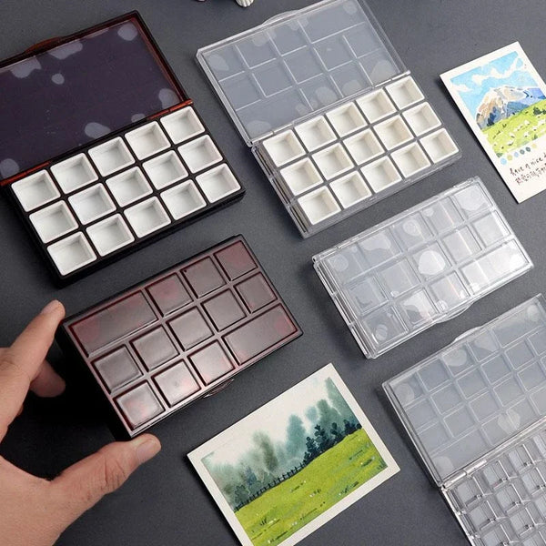 AOOKMIYA 15 Colors 24 Colors Paint Box for Art Students Mini Moisturizing Watercolor Dispenser Portable Color Palette Watercolor Supplies  AOOKMIYA.COM