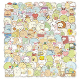 100PCS Stickers Cute Cinnamoroll Kuromi My Melody Sticker For Laptop Phone Case Girls Sanrio My Melody Anime Stickers