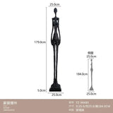 Hotel Lobby Large Figure Floor Ornaments Sales Office Model Room Window Abstract Art Soft Decoration Sculpture