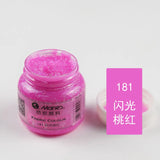 Dazzling Fluorescent Textile Fiber Acrylic Paint Single Bottle 50ml Colorful Painting Clothes Dye Waterproof Graffiti Diy