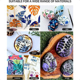 12 Colors Acrylic Paint Bottle Set 500ml 16.9oz Large Bottles Acrylic Paint Kit Rich Pigmented Bulk Painting plies for Artists