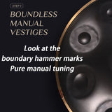 AOOKMIYA 9 Tone HandPan Drum Handmade 10 Note Tongue Drum Professional Handpan Adult Steel Tongue Drums Musical Instruments Percussion AOOKMIYA.COM