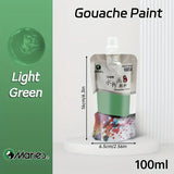AOOKMIYA Marie's 1pc 100ml/3.38oz Gouache Paints,Rich Color,Highly Strong Coverage for Paper,Canvas,Wood Painting for Adults,Students