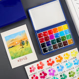 AOOKMIYA Mairtini Bouguereau 24-color Watercolor Paint Packaging 0.5/1ML Artist-grade Transparent Watercolor Portable Art Supplies