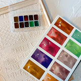 AOOKMIYA New 10 Color White Night Watercolor Paint Layered Color Master Precipitated Color Artist Painting  Aquarelas Art Supplies