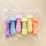 6Pcs Kawaii Mini Pills Highlighter Pen Set Cute Funny Smiling Face Fluorescent Marker Pen School Office Art Stationery Supplie