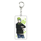 AOOKMIYA ART+ Creative Gifts Blue Lock Isagi Yoichi Acrylic Anime Keychain Bag Charms Pendant Jewelry Cute Creative Key Ring Friends Gift Figure Cartoon