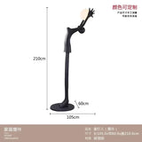 Hotel Lobby Large Figure Floor Ornaments Sales Office Model Room Window Abstract Art Soft Decoration Sculpture