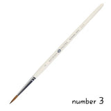 White Night Pure Mink Watercolor Pen Round Front Brush Hook Line Hand-painted A Variety of Optional Hook Line Watercolor Pen