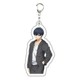 AOOKMIYA ART+ Creative Gifts Blue Lock Isagi Yoichi Acrylic Anime Keychain Bag Charms Pendant Jewelry Cute Creative Key Ring Friends Gift Figure Cartoon