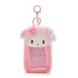 Kawaii Cartoon Anime My Melody Kuromi Plush Card Holder Cute 3-inch Hello Kitty Cinnamoroll Backpack Pendant Keychain Girl Gifts