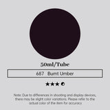 AOOKMIYA 50ml Marie's Oil Paints,Professional Oil Based Pigments Art Supplies for Craft Painting,Rich Colors,Gifts for Artist,Beginners