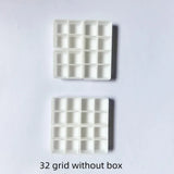 AOOKMIYA 24/48 Grid Portable Watercolor Paint Box Foldable Painting Palette Mini Watercolor Packing Moisturizer Box Travel Art Supplies