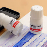AOOKMIYA 30ML/bottle Watercolor Highlight White Ink Opaque Strong Coverage Painting Hair Dot Highlight Comic White Ink Art Supplies