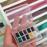 AOOKMIYA ROSA New 10 Color Artist Watercolor Pigments Precipitated Color Pack 0.5/1ML Master Watercolor Paint Student Painting Supplies