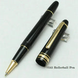 Limited Edition Msk-163 Ultra Matte Black MB Rollerball High Quality Gel Ballpoint Fountain Pens Office School Serial Number