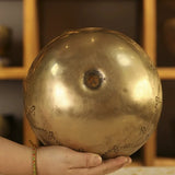 AOOKMIYA Copper Tibetan Bowl Handmade Carved Nepal Singing Bowls Spiritual Sound Healing Meditation Large Chakra Buddhist Instrument Gift AOOKMIYA.COM