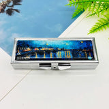 AOOKMIYA Empty Portable Color Palette 12 Grid 1ML Pigment Box Watercolor Packaging Box Art Student Travel Sketching and Painting Supplies