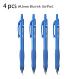 Deli 4/8pcs 0.5mm Black/Red/Blue Ink Gel Pen Signing Pen School Student Supplies Stationery Office Supplies Gift