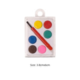 6-color Solid Watercolor Powder Transparent Box Packaging Children's DIY Painting Student Painting Supplies   Art