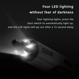 AOOKMIYA Deli Electric Screwdriver 3-Speed Large Torque Cordless 2000mAh Battery Drill 4V Power Tools Set Household Maintenance Repair