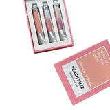 AOOKMIYA Super Vision 2024 Peach Pink Pearlescent Watercolor Paint Tube Set 8ML 3 Colors Professional Metallic for Painting Art Supplies