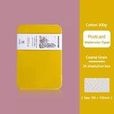 AOOKMIYA High Quality A6 Rough-grained Watercolor Paper Cotton Travel Postcard Tin Box Artist Portable Sketch Supplies  AOOKMIYA.COM