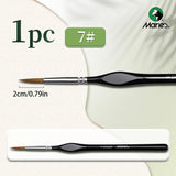 AOOKMIYA Marie's Micro Paint Brush, 11 Sizes Miniature Synthetic Model Paintbrushes with Triangular Handles for Detail, Rock Painting