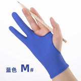 S/M/L Two-Finger Drawing Gloves Anti-touch Anti-fouling for Tablet Digital Board Touch Screen Oil Painting Art Supplies