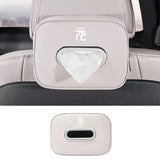 AOOKMIYA Car Tissue Box Car Armrest Box Tissue box Hanging Tissue Bag Interior Modification Product Suitable For2024-2025 BYD Plus/UP/Pro