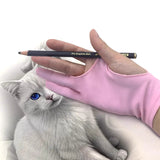 S/M/L Two-Finger Drawing Gloves Anti-touch Anti-fouling for Tablet Digital Board Touch Screen Oil Painting Art Supplies