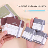 AOOKMIYA New Cotton Pulp Watercolor Book 300g Thick Fabric Cover Travel Portable Painting Notebook Sketchbooks Art Supplies