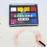 AOOKMIYA 12-color Toner Sketch Powder Water-soluble Toner Beginner Painting Large Area Color Shop Student Painting Art Supplies