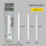 Paper Eraser Pen Set Art Gray Side Eraser Pen Drawing Supplies Professional Art Student Eraser Pen  Art Supplies for Artist