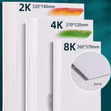 8K16K Watercolor Textured Cardboard Oil Painting Paper Art Pigment Painting Thickened Paper Rich Fiber Easy To Color