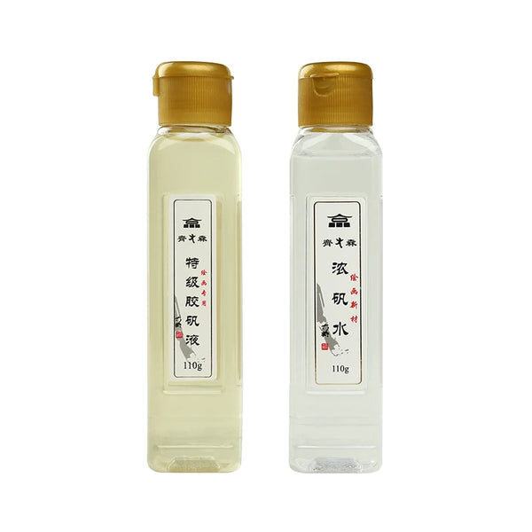 AOOKMIYA Qi Dasen Glue Alum Water 110g Alum Liquid Calligraphy Painting Pigment Freehand Brushwork Rock Color Chinese Painting Pigment